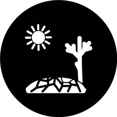 Bir kaktüsün vektör çizimi