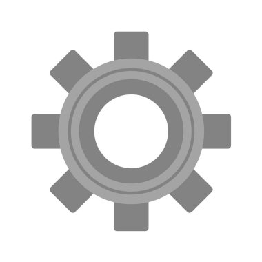 dişli simgesi vektör illüstrasyonu