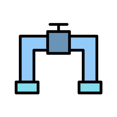 Web, mobil ve bilgi grafikleri için çizgi simgesi, vektör illüstrasyonu