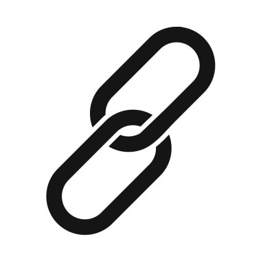 bağlantı simgesi vektör illüstrasyonu