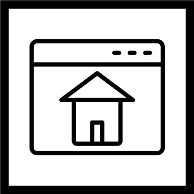 beyaz arkaplanda siyah simge izole edildi