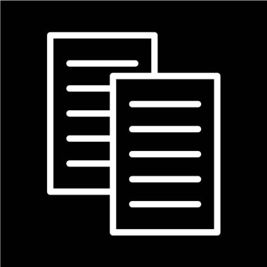 beyaz arkaplanda siyah simge izole edildi