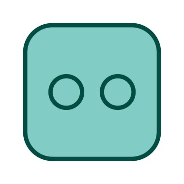 Zar İki Simgesi Moda Biçimi Ayrı Arka Gruplandırılmış