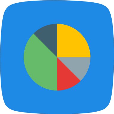 İş ve finans simgesinin vektör illüstrasyonu