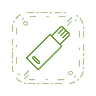 Modern b 'nin vektör illüstrasyonunda pil eksikliği