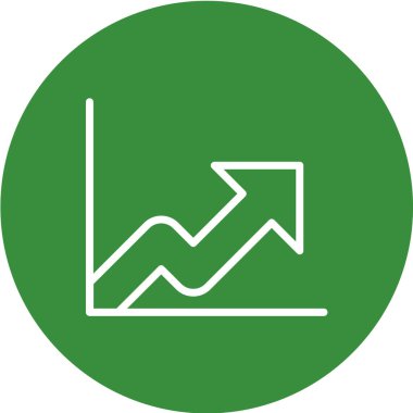Beyaz arkaplanda izole edilmiş modayı gösteren grafik simgesi