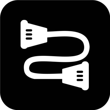 Modern b 'nin vektör illüstrasyonu simge hortumundan yoksun