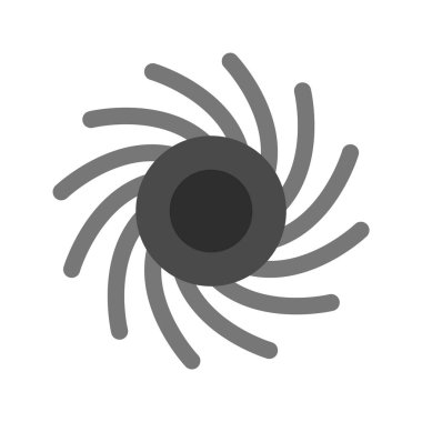 Moda Biçimli Kara Delik Simgesi Ayrı Arka Gruplandırılmış