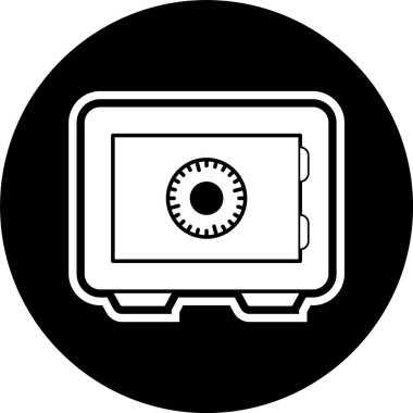 Moda Biçiminde Güvenli Simge İzole Arkaplan 