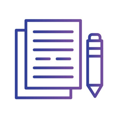 İş vektörü illüstrasyonu beyaz arkaplanda izole edildi 