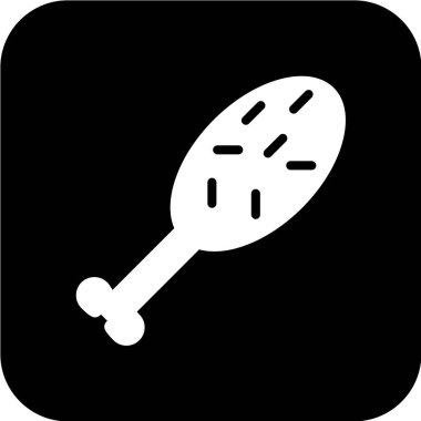 tavuk yemeği vektör simgesi