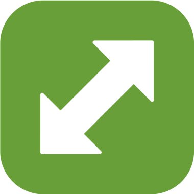 Yukarı Oklu Vektör Simgesi