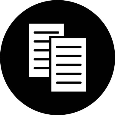 beyaz arkaplanda siyah simge izole edildi