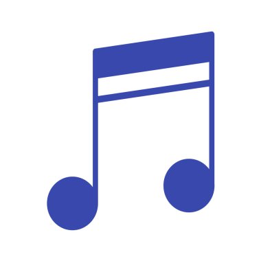 Bir not simgesinin vektör illüstrasyonu