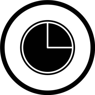 Bir saatin vektör illüstrasyonu