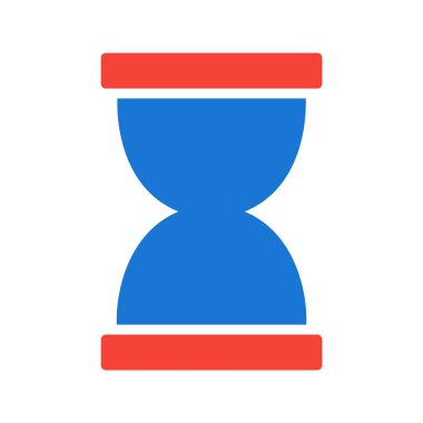 Moda biçimi izole edilmiş arkaplanda kum saati simgesi