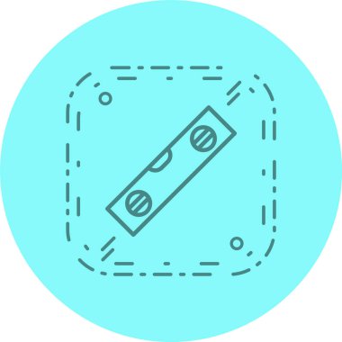 Moda Biçiminde Seviye Simgesi İzole Arkaplan      