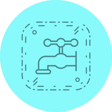 Moda Biçimli Tap Simgesi İzole Arkaplan      