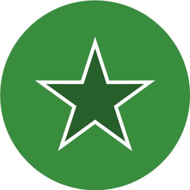 yıldız simgesi vektör illüstrasyonu