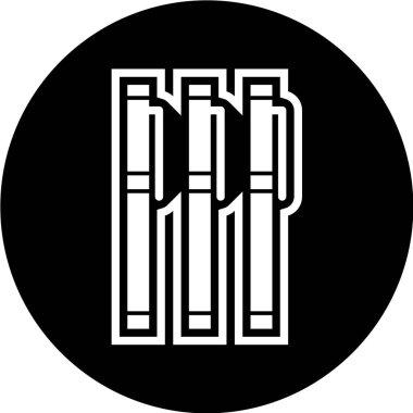 Modern b 'nin vektör illüstrasyonu adaletin ikonundan yoksun