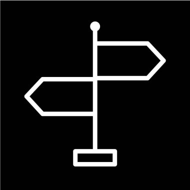 işaret iletisi simgesi, vektör illüstrasyonu