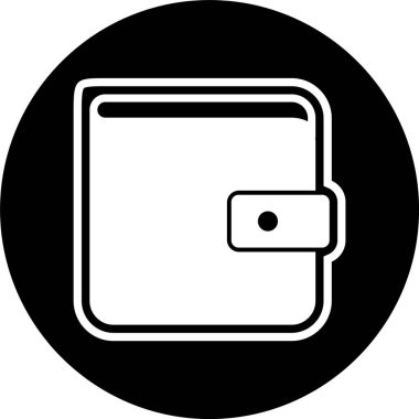 Cüzdan Simgesi Moda Biçimli Ayrı Arkaplan    