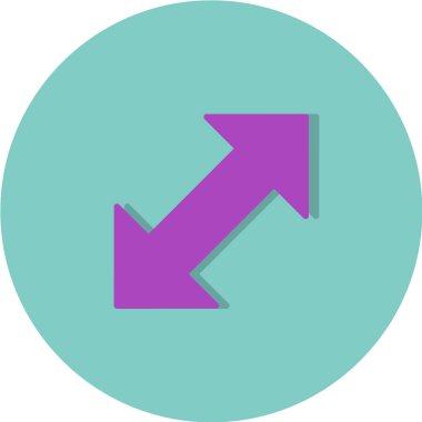 ok işareti simgesi, vektör çizimi