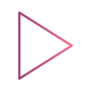 çalma düğmesi simgesi, vektör illüstrasyonu