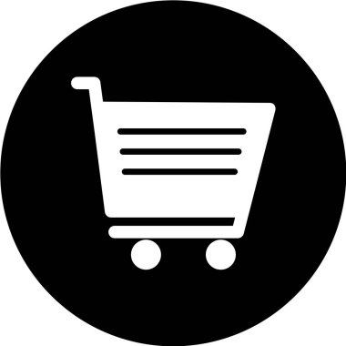 beyaz arkaplanda siyah simge izole edildi