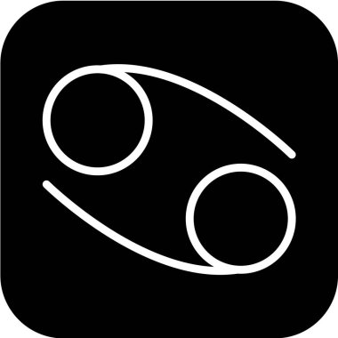 Bir adamın beyaz ve siyah ikonunun vektör çizimi