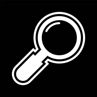 Moda Biçiminde Arama Simgesi İzole Arkaplanı