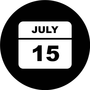 Takvim simgesinin vektör illüstrasyonu 