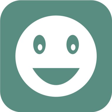 Moda Biçimli Emoji Simgesi İzole Arkaplan 