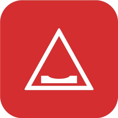 Yol simgesi, vektör illüstrasyonu