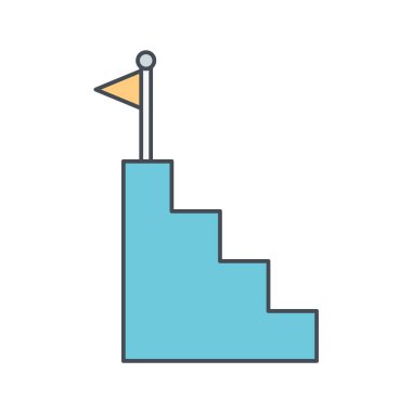 İş vektörü illüstrasyonu beyaz arkaplanda izole edildi 