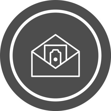 Para Simgesi Moda Biçimi İzole Arkaplan Gönderiliyor   