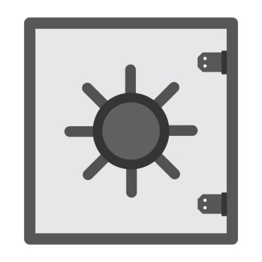 Moda Biçiminde Güvenli Simge İzole Arkaplan 