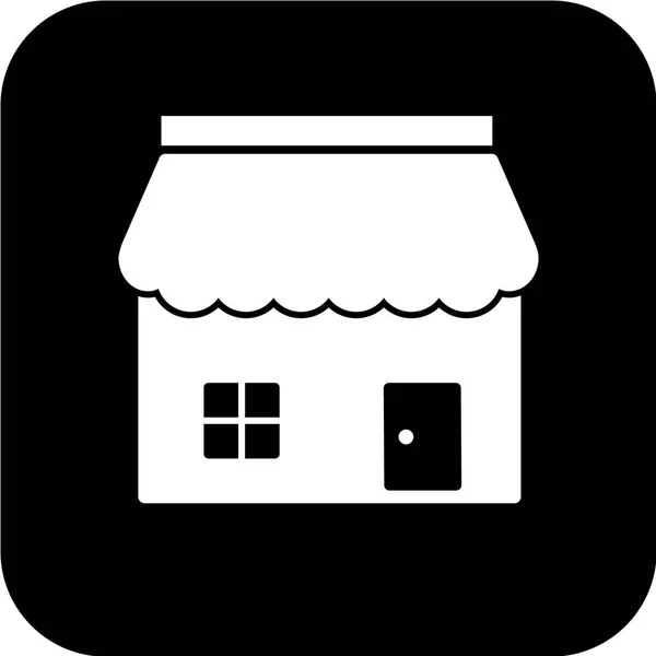 Ilustración Vectorial Del Icono Casa Venta — Archivo Imágenes Vectoriales