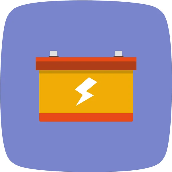 Batterij Icoon Vectorillustratie — Stockvector