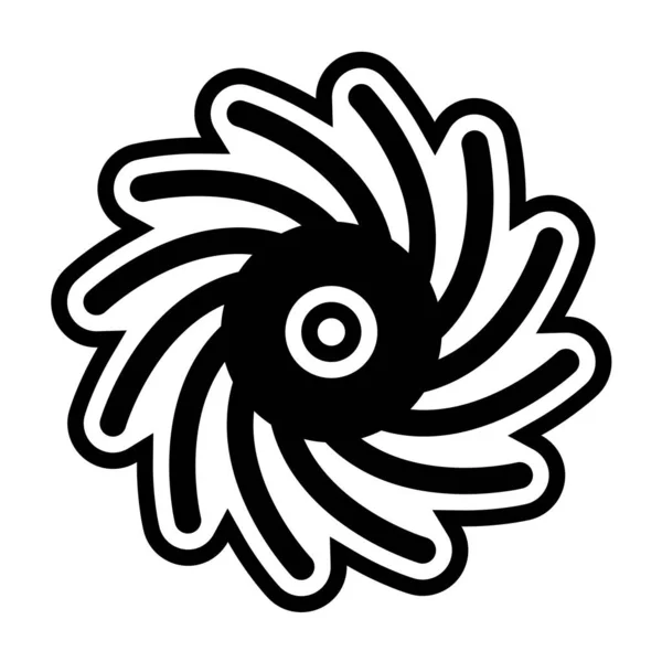 Black Hole Icon Trendigen Stil Isolierten Hintergrund — Stockvektor