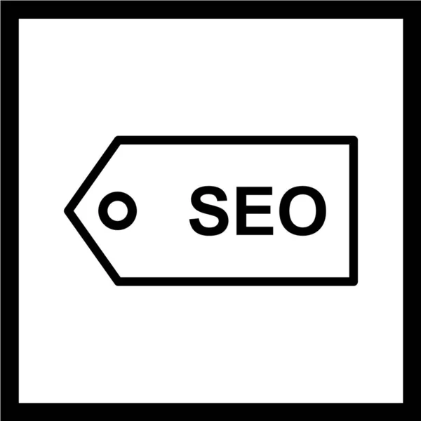 Векторная Иллюстрация Иконки Seo — стоковый вектор