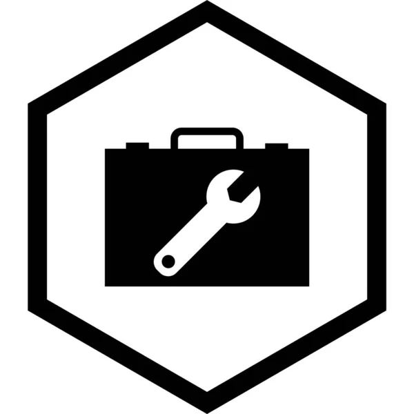 Tool Box Icon Trendy Style Isolated Background — 스톡 벡터