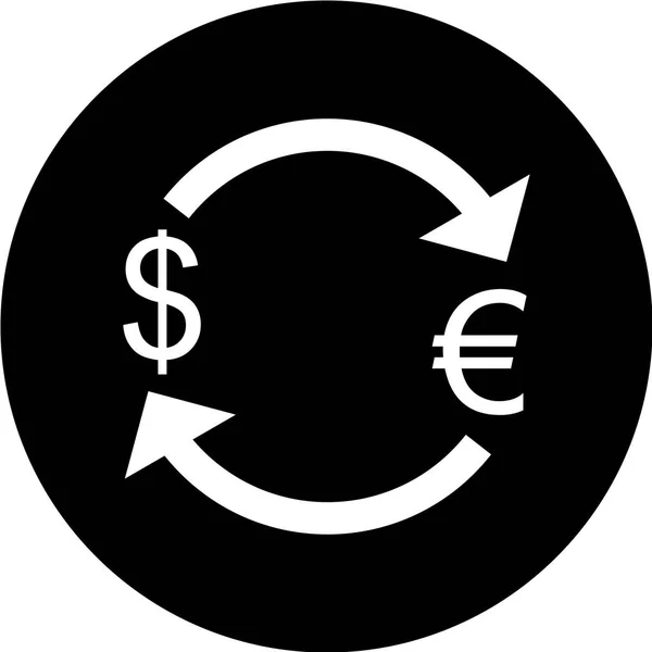 Ikona Wektora Znaku Dolara — Wektor stockowy