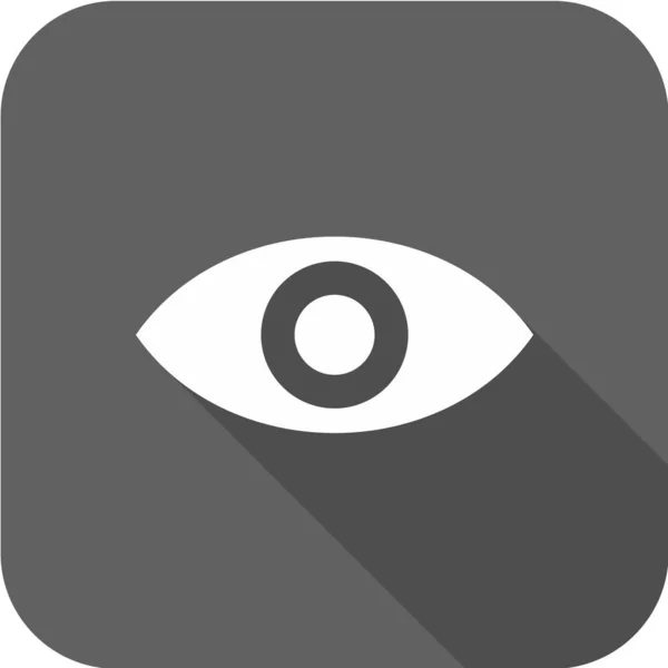 Простая Иконка Глаза Векторная Иллюстрация — стоковый вектор
