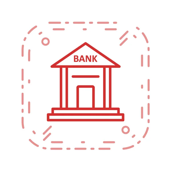 Företag Bank Vektor Illustration — Stock vektor