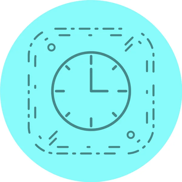 Icono Del Reloj Ilustración Vectorial — Vector de stock