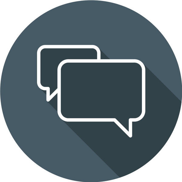 speech bubble icon, vector illustration
