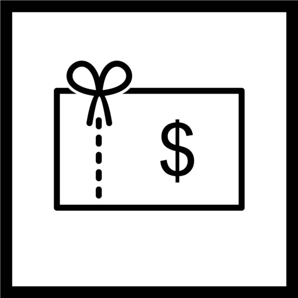 Vector Illustratie Van Geld Pictogram — Stockvector