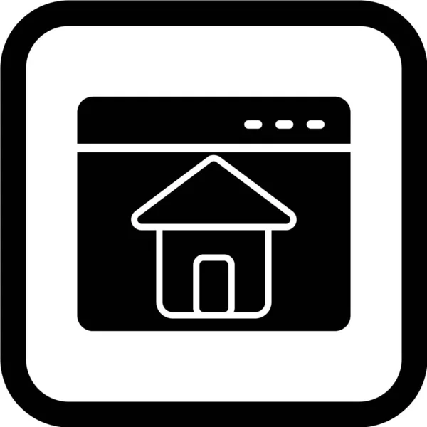 Vektor Illusztrációja Home Icon — Stock Vector