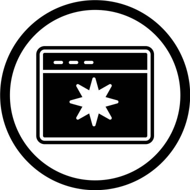 elektronik simge vektör illüstrasyonu